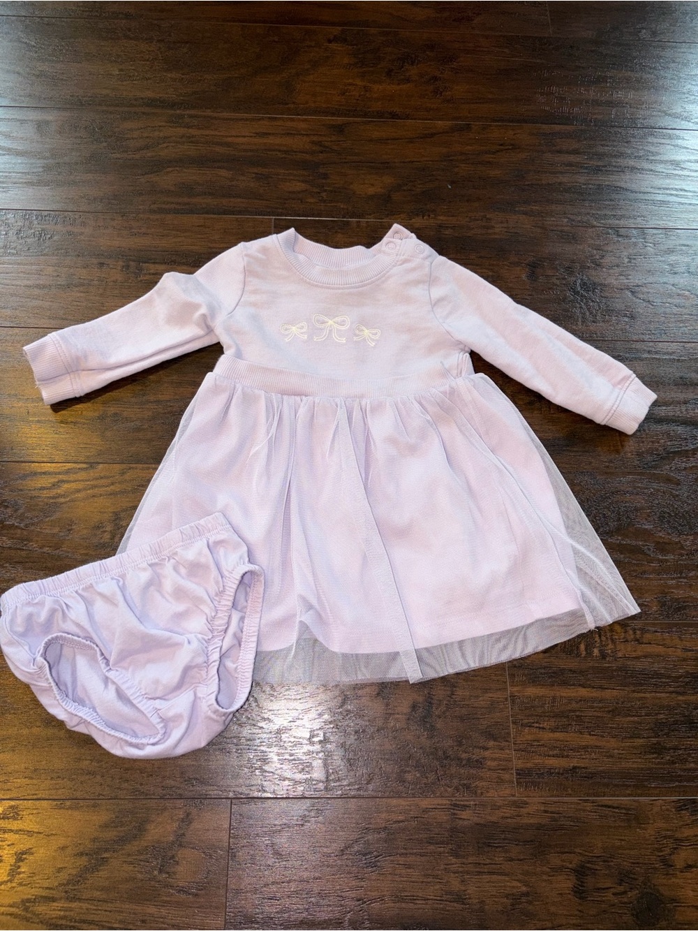 Carter's Light Purple Tulle Skirt Dress with Bloomers